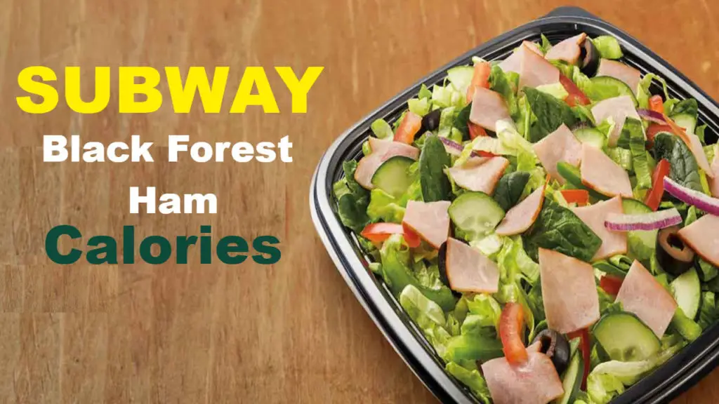 subway black forest ham nutrition