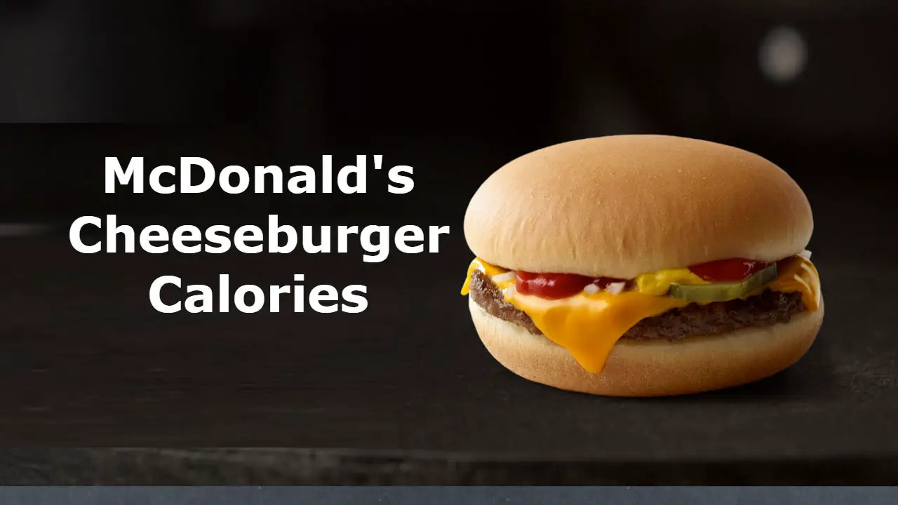 McDonalds Cheeseburger Calories