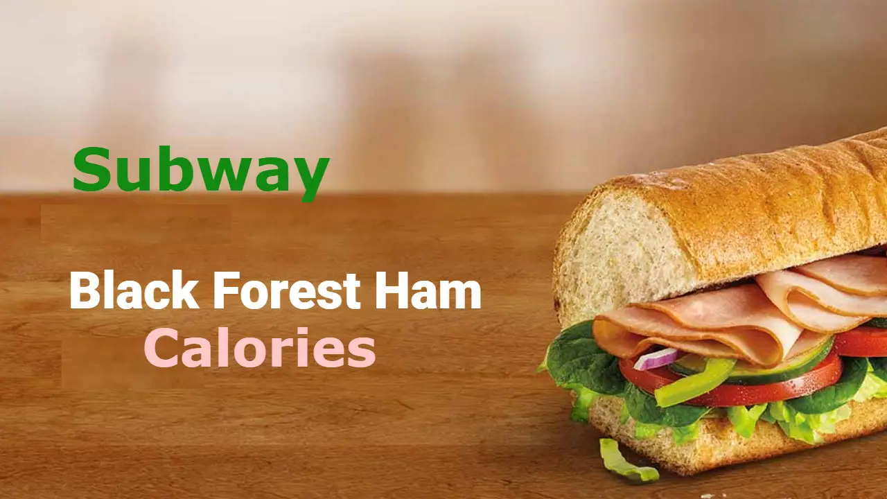 calories subway 6 inch black forest ham flat bread wheat cheddar