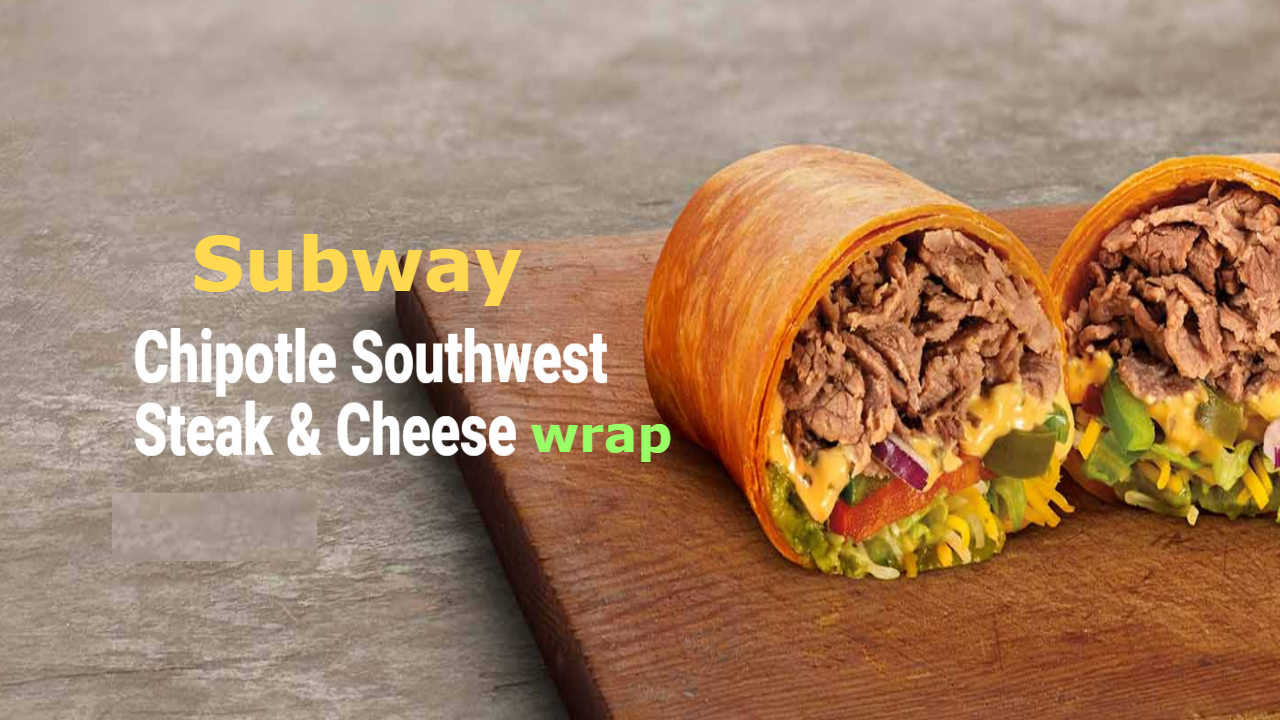 Chipotle Southwest Steak & Cheese always delicious wrap at Subway. 