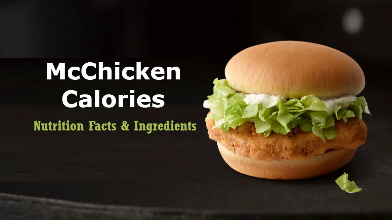 McDonalds McChicken Calories