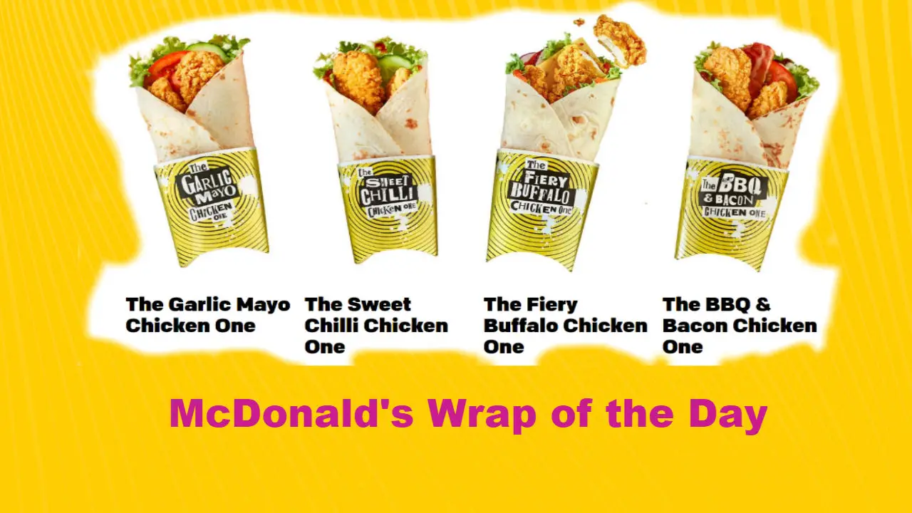 McDonalds Wrap of the Day