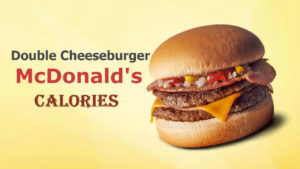 Mcdonalds Double Cheeseburger Nutrition Facts