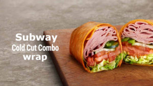 How many Calories in Subway Cold Cut Combo Wrap & Nutrition Facts