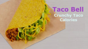 Taco Bell Crunchy Taco Calories & Nutrition Facts with Ingredients