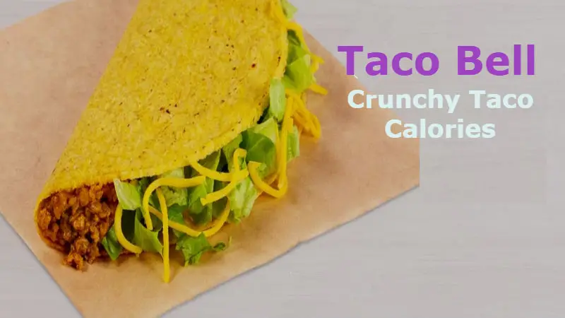 Taco Bell Crunchy Taco Calories