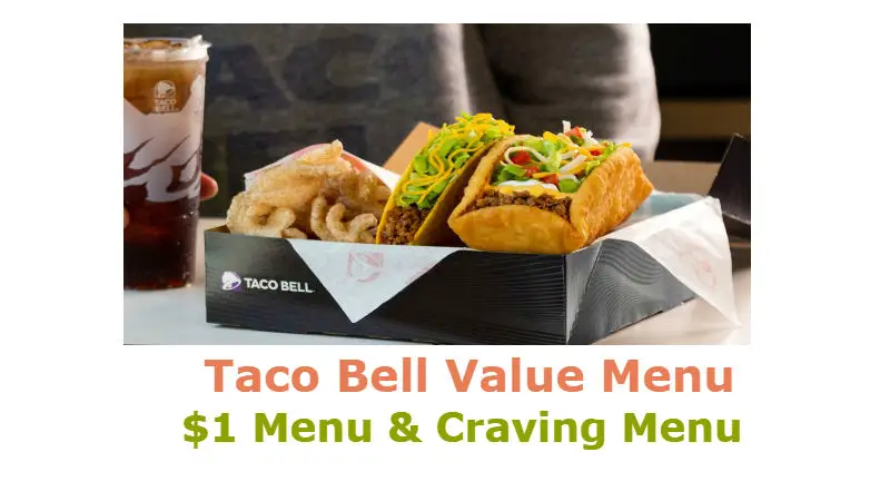 Taco Bell Value Menu