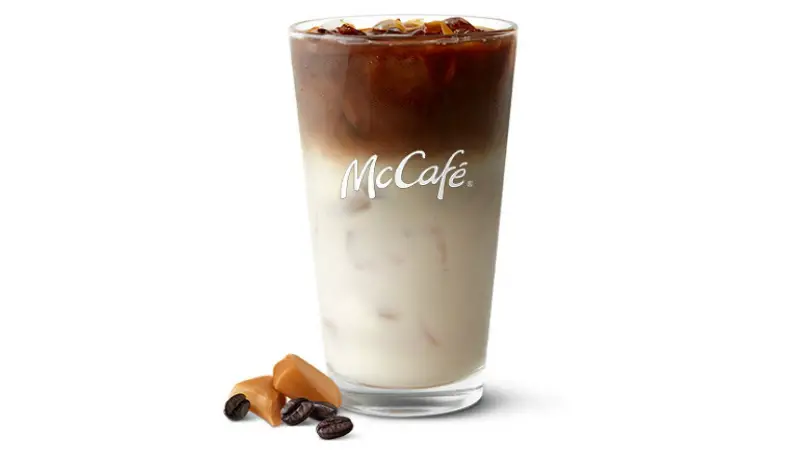 McDonald's Iced Caramel Macchiato Coffee