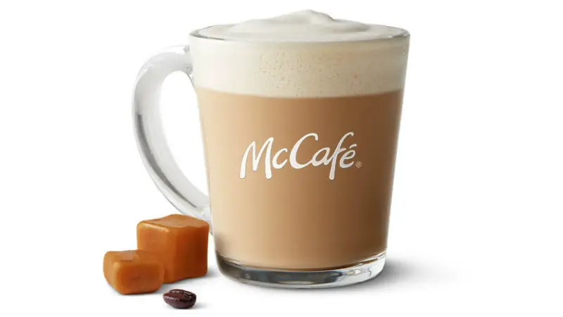 McDonald's caramel cappuccino calories