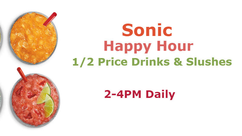 Sonic Happy Hour