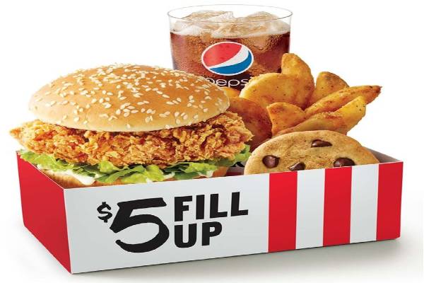 What Comes in a KFC 5 Dollar Fill UP? Other $5 Box Meals ...