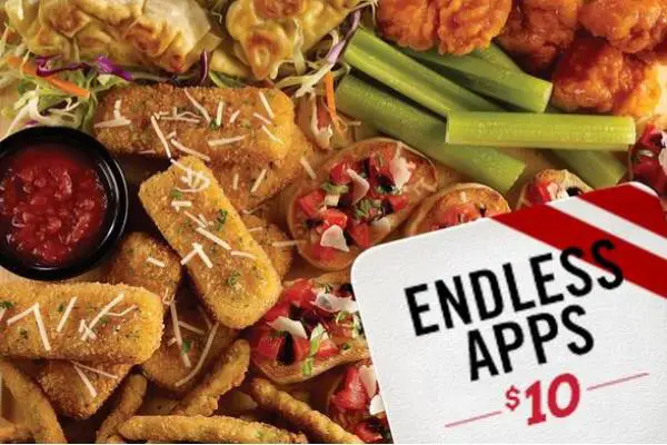 TGI Fridays Endless Apps | Appetizers Menu | Price【Updated ...