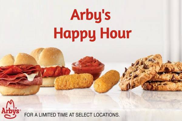 Popular Arby S Happy Hour Limited Time Offer Updated Menu