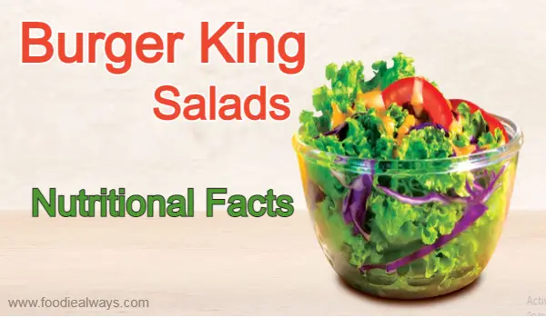 Burger King Salads