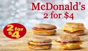 New McDonald’s 2 for $4 Menu is Back Again【2021 Deals & Offers】