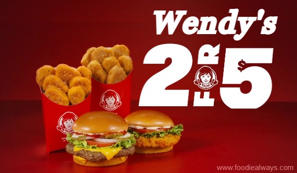 Wendy's 2 for 5