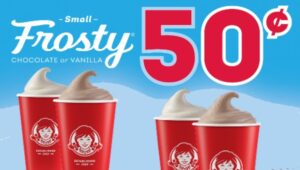 What Is Wendy's 50 Cents Frosty Offer? 2021 Menu Specials